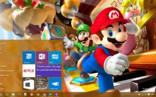 Mario win10 theme