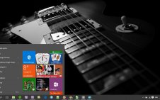 Guitar win10 theme