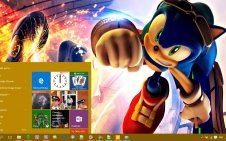 Sonic win10 theme