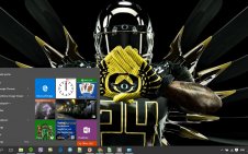 Oregon Ducks win10 theme