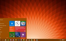 Orange win10 theme