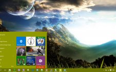 Landscape win10 theme