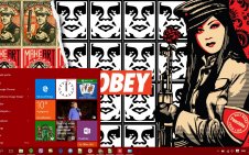 Obey win10 theme