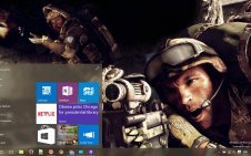 Medal of Honor Warfighter win10 theme