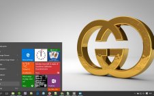 Gucci win10 theme