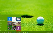 Golf win10 theme