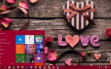 Valentines Day win10 theme