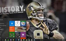 New Orleans Saints win10 theme