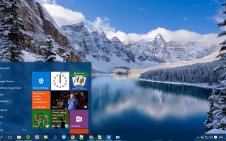 Mountain win10 theme