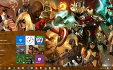 Superhero win10 theme
