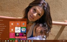 Denise Milani win10 theme