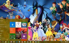 Cartoon win10 theme