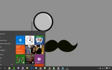 Mustache win10 theme