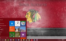 Chicago Blackhawks win10 theme