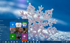 Snowflake win10 theme