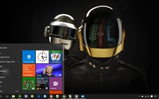 Daft Punk win10 theme