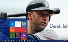 Derek Jeter win10 theme