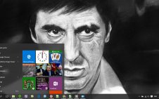 Scarface win10 theme