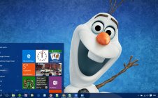 Olaf win10 theme