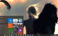 Angel win10 theme