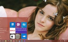 Emma Watson win10 theme