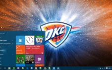 OKC Thunder win10 theme