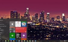 Los Angeles win10 theme