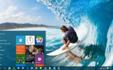Surfing win10 theme