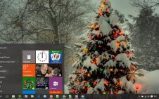 Christmas Tree win10 theme