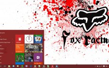 Fox Racing win10 theme