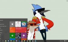 Regular Show win10 theme