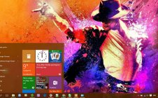 Michael Jackson win10 theme