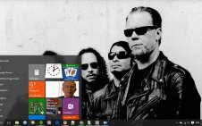 Metallica win10 theme