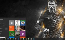 CR7 win10 theme