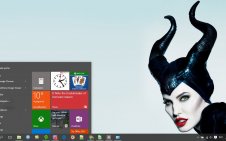 Maleficent win10 theme