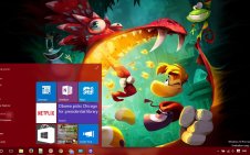 Rayman Legends win10 theme