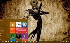 The Nightmare Before Christmas win10 theme