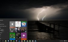 Lightning win10 theme