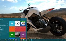 Motorcycle win10 theme