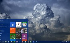 Cloud win10 theme