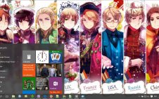 Hetalia: Axis Powers win10 theme