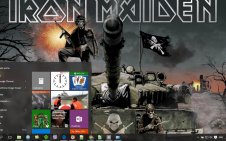 Iron Maiden win10 theme