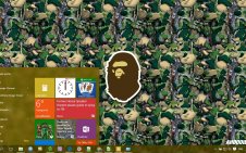 Bape win10 theme