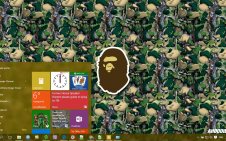 Bape win10 theme