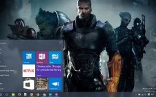 Mass Effect 3 win10 theme