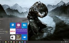 Skyrim win10 theme