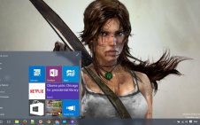 Tomb Raider win10 theme