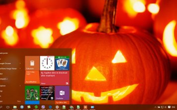 Pumpkin Theme Desktop