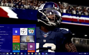 NY Giants Theme Desktop