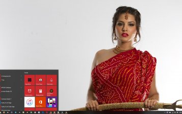 Sunny Leone Theme Desktop
